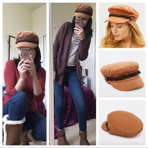 NWT PacSun Corduroy Baker Boy Hat